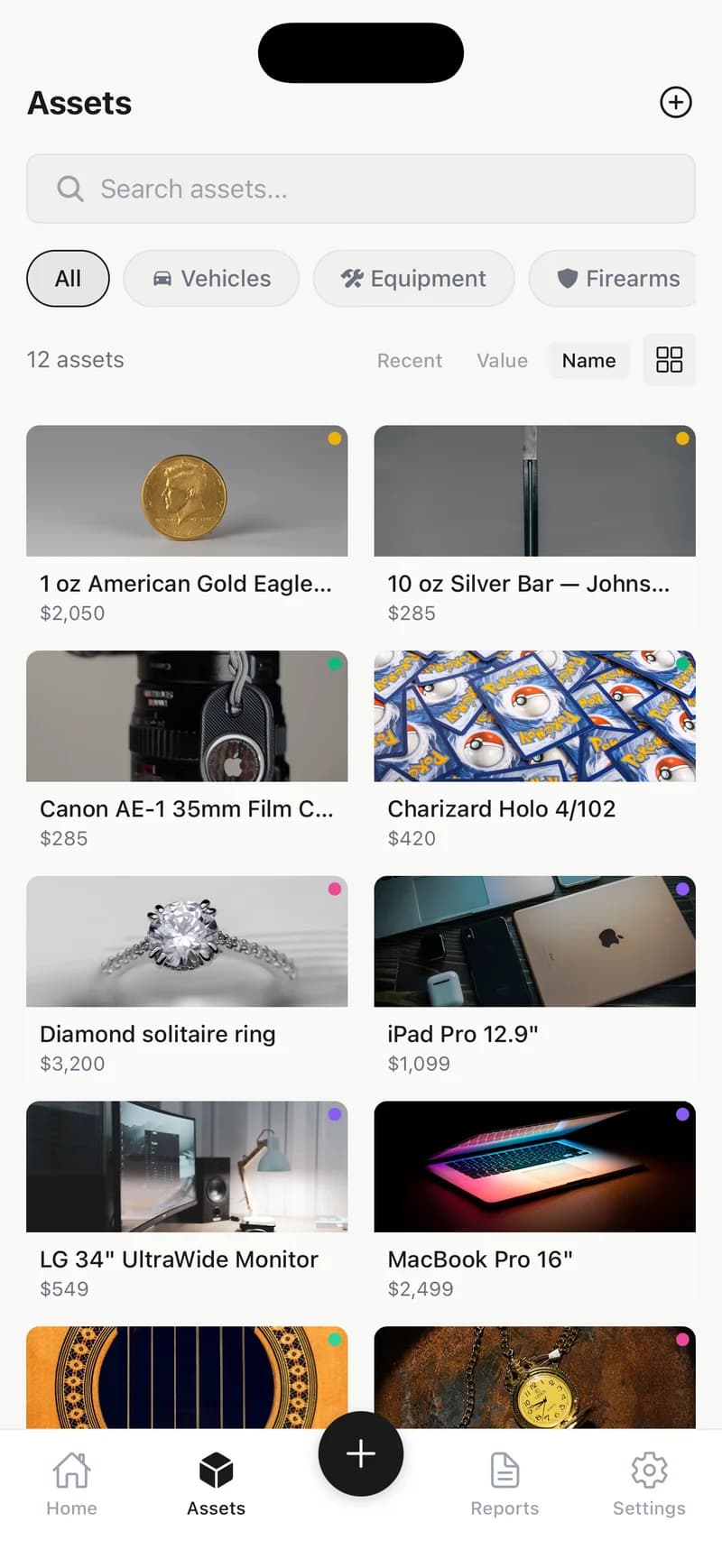 Assets List