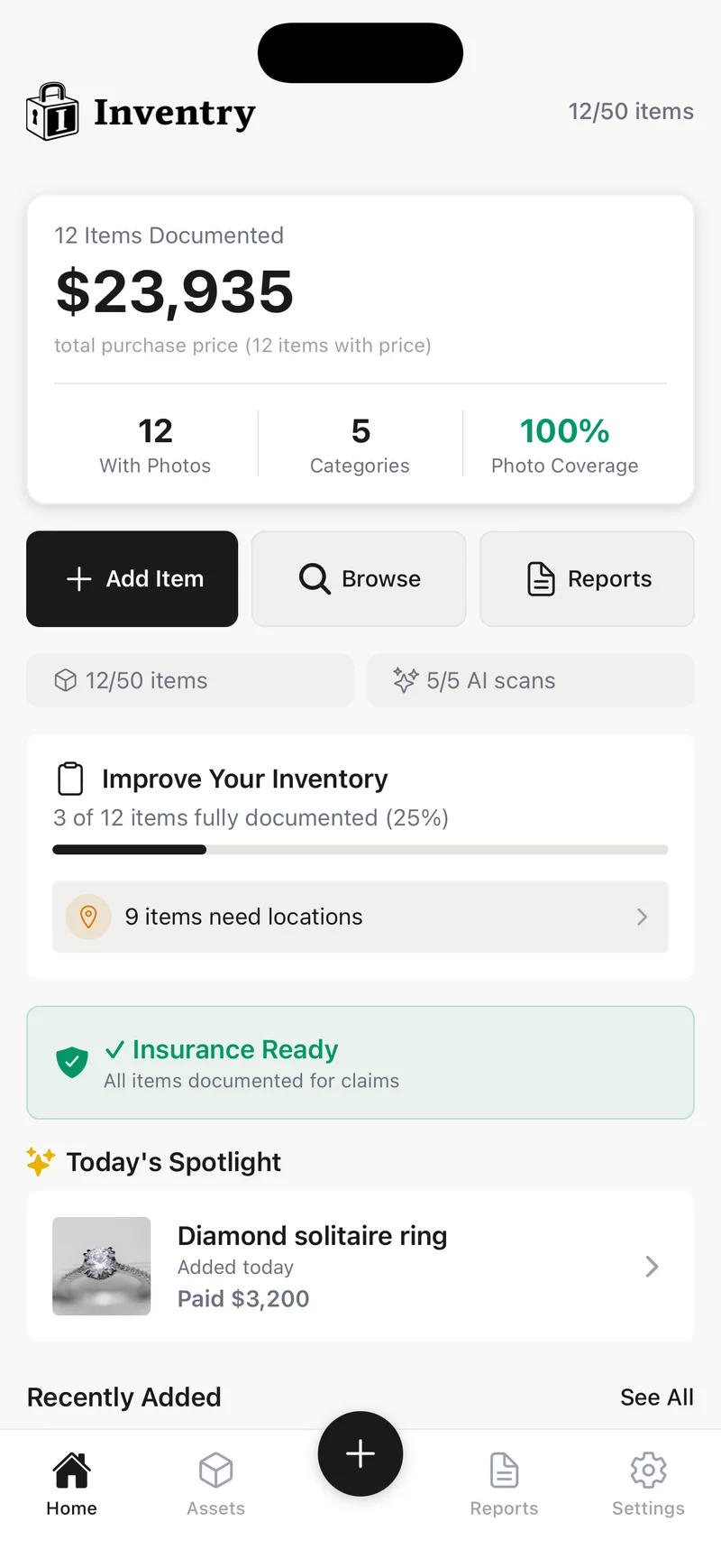 Inventry Dashboard